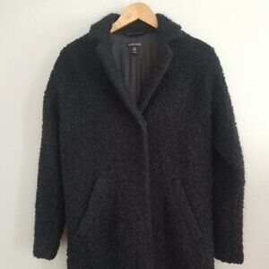 Black Eileen Fisher Suri Alpaca/Wool Coat - XXS